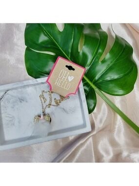Fuzzy Unicorn Gold Plated Locket